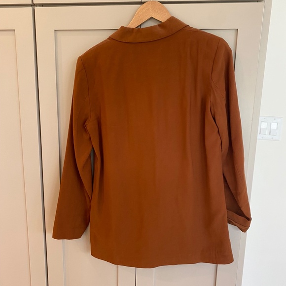 Rust Double breasted blazer - Picture 3 of 4